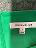 Rose + Olive Green Sleeveless Blouse Size L - photo 7