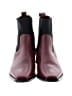 Bernardo 100% Leather Burgundy Ankle Boots Size 8 1/2 - photo 2