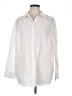 Old Navy 100% Cotton Hearts Ivory Long Sleeve Button-Down Shirt Size L - photo 1