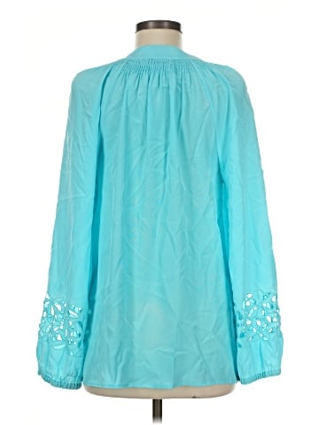 Lilly Pulitzer Long Sleeve Silk Top (view 2)