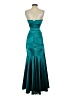 Xscape Teal Cocktail Dress Size 2 - photo 2
