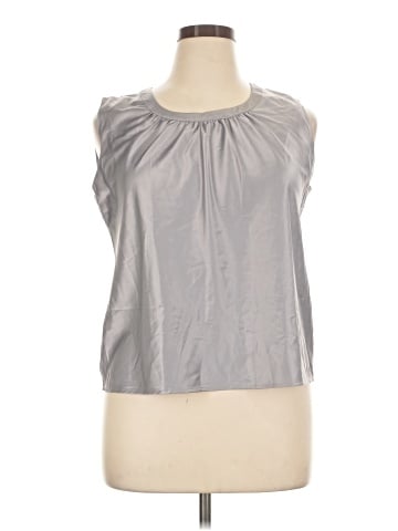 JM Collection Sleeveless Blouse (view 1)