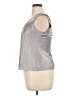 JM Collection Silver Sleeveless Blouse Size 14 - photo 5