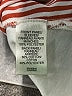 Van Heusen 100% Polyester Stripes Red Short Sleeve Blouse Size L - photo 8