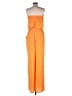 Ramy Brook 100% Polyester Color Block Orange Jumpsuit Size L - photo 2