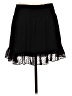 Intermix 100% Silk Solid Black Silk Skirt Size M - photo 1