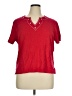 Cathy Daniels 100% Cotton Red Short Sleeve Top Size XL - photo 1