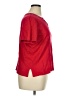 Cathy Daniels 100% Cotton Red Short Sleeve Top Size XL - photo 4