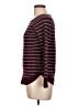 Pink Clover Stripes Burgundy Pullover Sweater Size L - photo 5