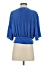 Ellison Blue Short Sleeve Top Size S - photo 2