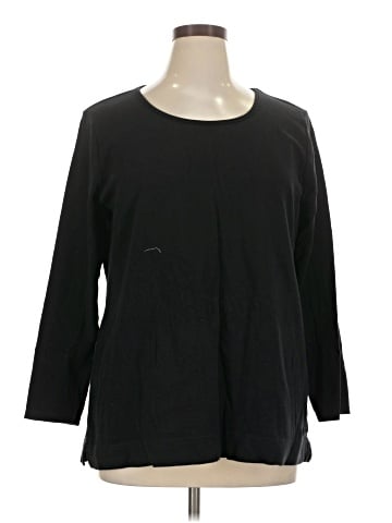Liz Claiborne 3/4 Sleeve T-Shirt (view 1)