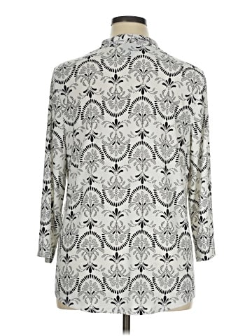 JM Collection 3/4 Sleeve Blouse (view 2)