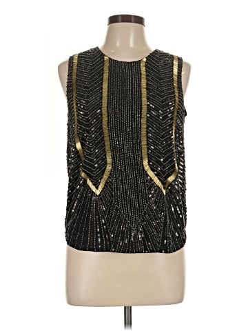 Nicole Miller Sleeveless Silk Top (view 1)