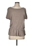 Express Brown Short Sleeve Top Size L - photo 1