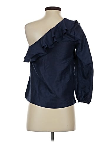 J.Crew 3/4 Sleeve Silk Top (view 2)