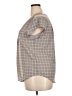 Fun2Fun 100% Polyester Gray Short Sleeve Blouse Size XXL - photo 5