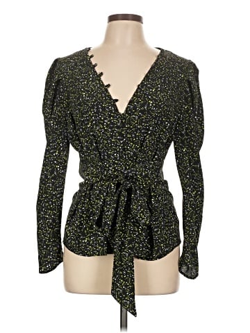 Topshop Long Sleeve Blouse (view 1)