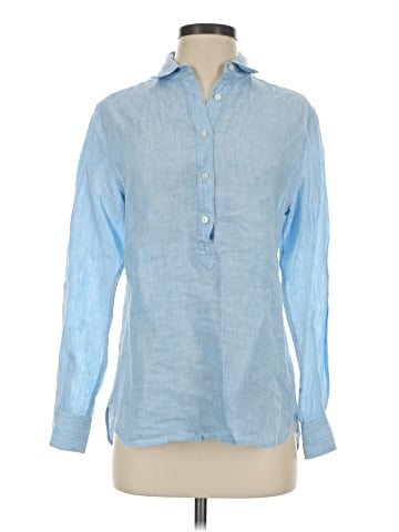 Southern Tide Long Sleeve Blouse (view 1)