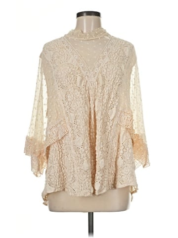 Free People 3/4 Sleeve Blouse (view 1)