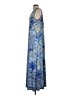 One World Paisley Blue Casual Dress Size S - photo 5