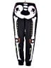 BLOOMCHIC Graphic Black Track Pants Size 28 - photo 1