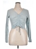 Wild Fable 100% Polyester Blue Long Sleeve Top Size XL - photo 1
