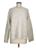 Madewell Metallic Silver Pullover Sweater Size M - photo 1