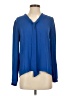 Forever 21 100% Polyester Blue Long Sleeve Blouse Size S - photo 1