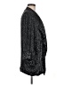 Diane von Furstenberg 100% Silk Silver Coat Size 6 - photo 4