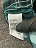 True Craft 100% Cotton Plaid Teal 3/4 Sleeve Button-Down Shirt Size 2X - photo 8