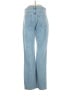 MNG 100% Cotton Chevron-herringbone Blue Jeans Size 4 - photo 2