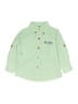 Prodoh 100% Polyester Green Long Sleeve Button-Down Shirt 9-12 MO / 12 MO - photo 1