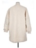 Everlane 100% Recycled Polyester Ivory Coat Size XL - photo 2