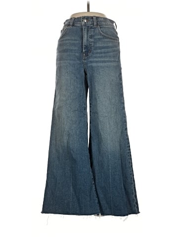 Madewell Flared Wide-Leg Crop Jeans in Oneida Wash (view 1)