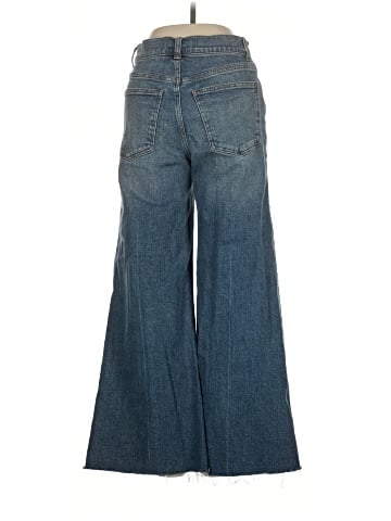 Madewell Flared Wide-Leg Crop Jeans in Oneida Wash (view 2)
