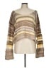 Free People Metallic Tan Pullover Sweater Size L - photo 1