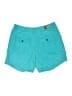 Dollhouse 100% Cotton Solid Teal Shorts Size 16 - photo 2