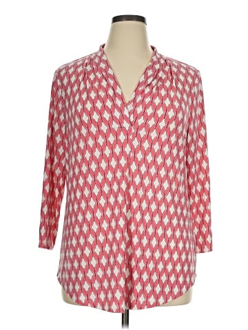 JM Collection 3/4 Sleeve Blouse (view 1)