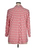 JM Collection Hearts Pink 3/4 Sleeve Blouse Size XL - photo 2