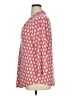 JM Collection Hearts Pink 3/4 Sleeve Blouse Size XL - photo 5
