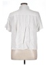Rafaella White Short Sleeve Blouse Size XL - photo 2