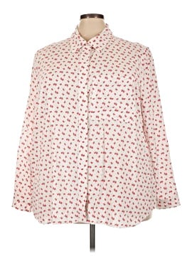 Lane Bryant 3/4 Sleeve Button Down Shirt