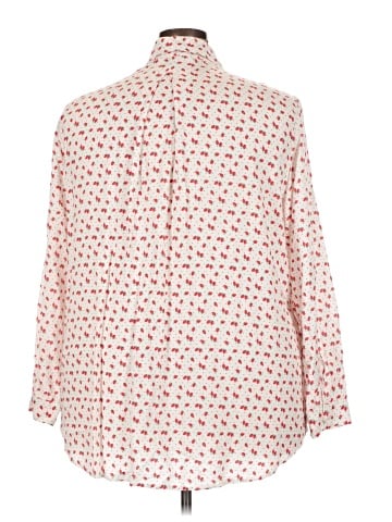 Lane Bryant 3/4 Sleeve Button-Down Shirt (view 2)
