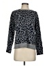 Bass Animal Print Gray Pullover Sweater Size S - photo 1