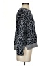 Bass Animal Print Gray Pullover Sweater Size S - photo 4