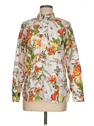 J.Crew Collection Long Sleeve Blouse (view 1)