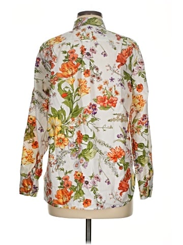 J.Crew Collection Long Sleeve Blouse (view 2)