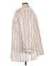 Roaman's Stripes Ivory 3/4 Sleeve Button-Down Shirt Size 30W - photo 5