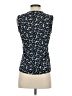 DKNY 100% Polyester Blue Sleeveless Blouse Size S - photo 2