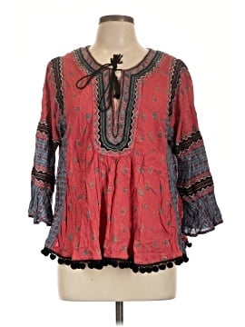 Free People 3/4 Sleeve Blouse